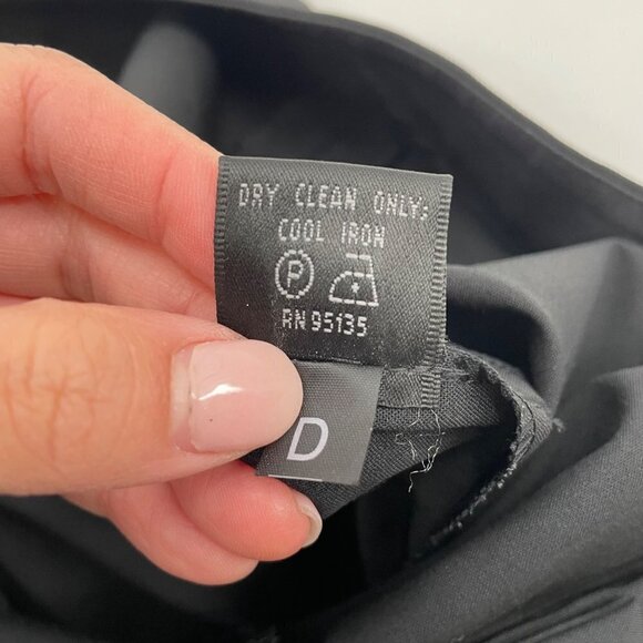 Lafayette Black Wool Black High Rise Career Pants Womens Size 10 Stretch Office - Picture 8 of 8